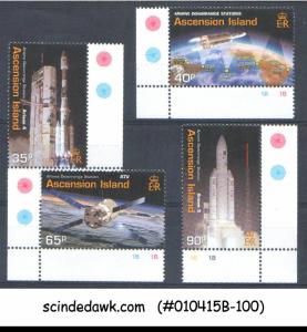 ASCENSION ISLANDS - 2003 ARIANE DOWNRANGE STATIONS / SPACE - 4V - MINT NH