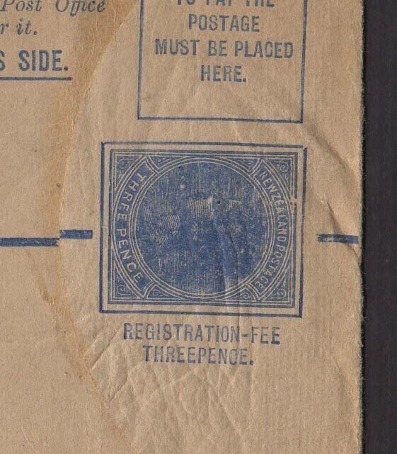 New Zealand SFQ Registered Cover mint - RARE
