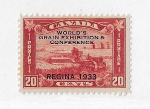 Canada Sc #203 20c  Grain Exhibition NH VF