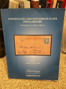 A.L. TOBIAS Confederate Collection - April 10, 2008 Robert A. Siegel Auction
