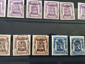 Belgium pre cancel stamps  Ref A8468