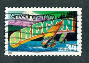 3597 Greetings from Oregon used single