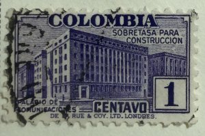 AlexStamps COLUMBIA #RA10 VF Used