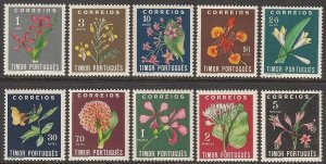 EDSROOM-16716 Timor 260-269 MNH 1950 Complete Flowers CV$71.20