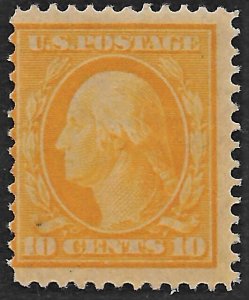 US 1909 Sc. #338 OG natural paper inclusion speck Cat. Val. $70.00.