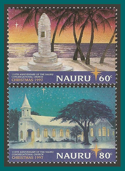 Nauru 1997 Christmas, MNH 447-448,SG473-SG474