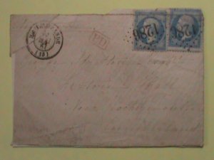 FRANCE STAMP FDC-1862 SC#4d -159 YEARS OLD STAMPS -TWO PRESIDENT LOUIS NAPOLEON
