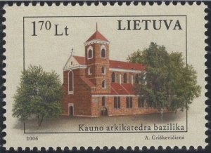 Lithuania 2006 MNH Sc 818 1.70 l Kaunas Basiilica