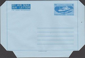 TRISTAN DA CUNHA 15p RMS St Helena aerogramme unused.....................J751