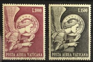 Vatican C53-54 mnh air mail 1968