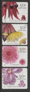 2005 Australia - Sc 2397-2400 - used VF - 4 single - Wild Flowers