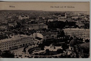 Lithuania used card 8.8.17 Wilna