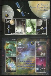Grenada Grenadines Stamp 2709-2710  - 50 Years of Space Exploration