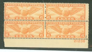 United States #C19 Mint (NH) Plate Block