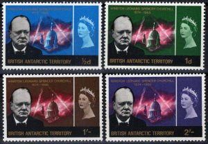 ZAYIX - British Antarctic Territory BAT 16-19 MH Winston Churchill 041123-S22