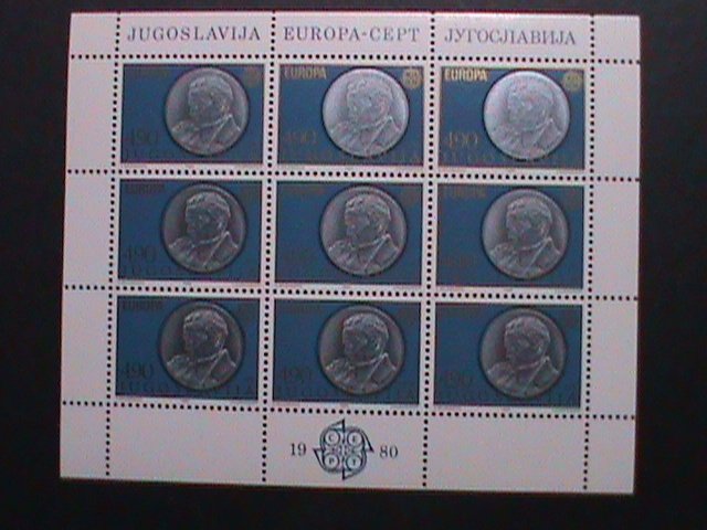 YUGOSLAVIA-1980--SC# 1467 EUROPA-MARSHAL TITO MNH S/S-VF WE SHIP TO WORLD WIDE