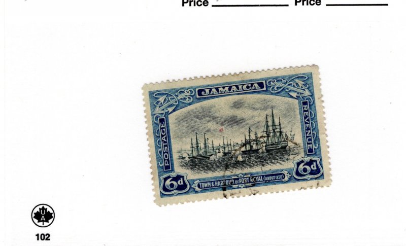 Jamaica #95 Used - Stamp - CAT VALUE $2.25