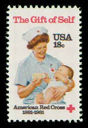PCBstamps   US #1910 18c American Red Cross, MNH, (4)