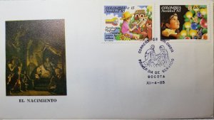 Vtaeb.L) 1985 COLOMBIA, CHRISTMAS, CHILDREN, THE BIRTH, RAFAEL POMBO FOUNDATION