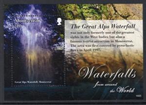 Montserrat 1383 Waterfall Souvenir Sheet MNH VF