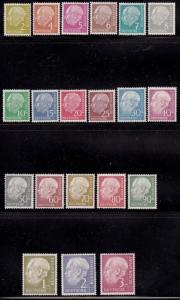 Germany 702 - 721 VF-NH set  scv $ 275 ! see pic !