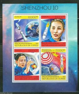 GUINEA 2014 SHENZHOU 10 SHEET  MINT NH