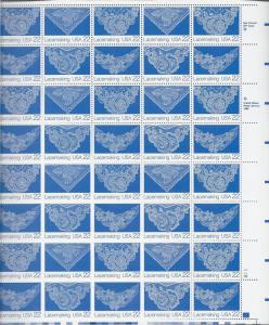 US #2351 - 2354   $0.22 Lacemaking (MNH) CV $32.50