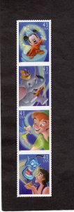 4192-4195 Art of Disney, MNH strip/4