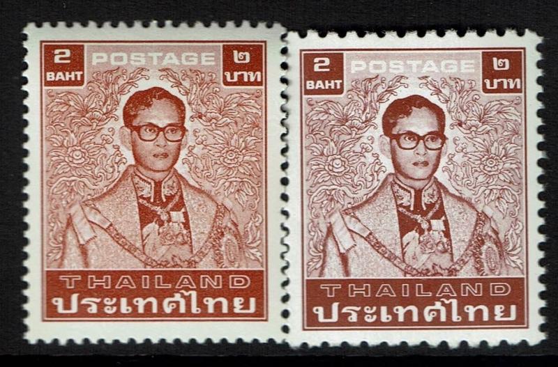 Thailand SC# 1082 and 1082a, Mint Never Hinged - Lot 010817