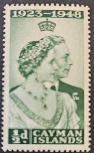 Cayman Islands 1948 SG129 MNH Royal Silver Wedding 0.5d.