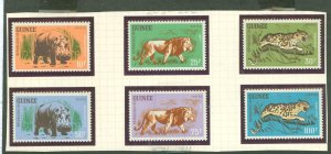 Guinea #248-53  Single (Complete Set)