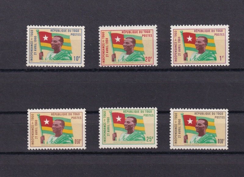 SA16d Togo 1960 Independence mint stamps