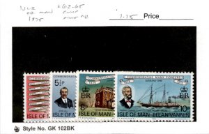 Isle of Man, Postage Stamp, #62-65 Mint NH, 1975 Manx Pioneers (AB)