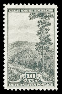 Scott 749 10c National Parks Mint VF OG LH Cat $3.25