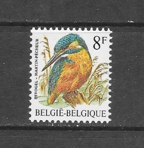 BIRDS - BELGIUM #1227 KINGFISHER MNH