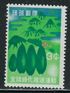 Ryukyu Is 56 MNH 1959 issue (fe7110)