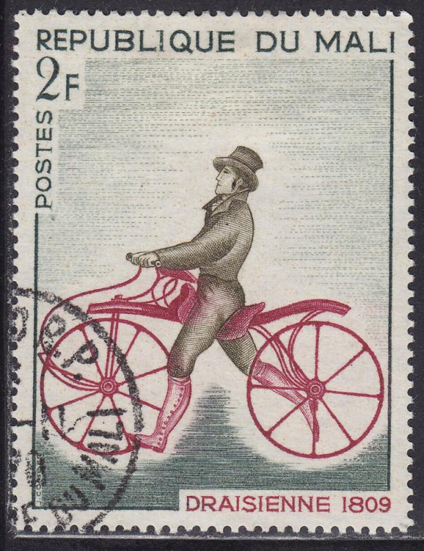 Mali 109 CTO 1968 Draisienne Bicycle, 1809