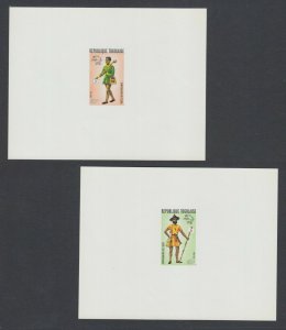 Togo Sc 873/C223 MNH. 1974 UPU Centenary Proofs, complete set, XF 