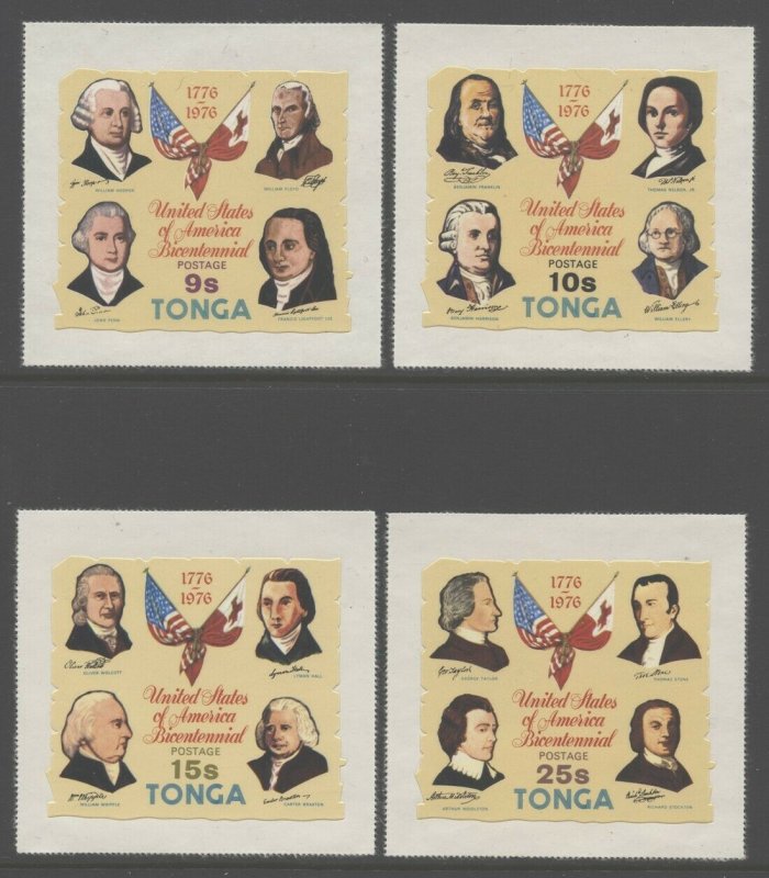 Tonga 1976 American Bicentennial set Sc# 377/CO110 NH