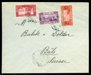 Lebanon Liban 1926 cover to Basle Switzerland. very Fresh for almost 100 year cv