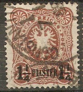 Germany Off. Turkey 5 SG 4 Used F/VF 1884 SCV $250.00