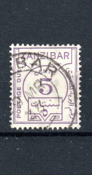 Zanzibar 1936-62 5c Postage Due SG D25 FU CDS