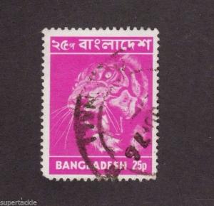 Bangladesh  #47 Θ used F magenta Bengal Tiger stamp 