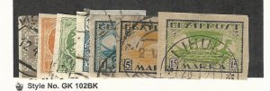 Estonia, Postage Stamp, #3//36 (7 Different) Used, 1918-20