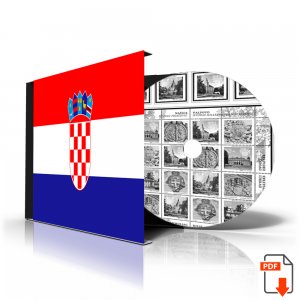 CROATIA 1991-2010 + 2011-2020 STAMP ALBUM PAGES (181 PDF b&w illustrated pages)