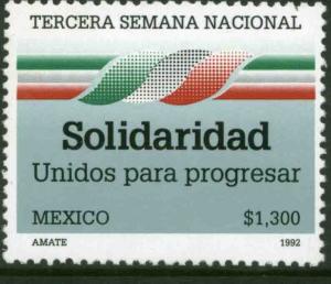 MEXICO 1750, Solidarity Government's Program 1992 MNH