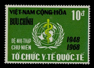 South Vietnam 326 MNH WHO, Medicine