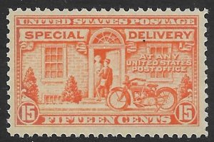 US  E-13  1925  15 cent fvf mint nh  ( small dot upper rt )