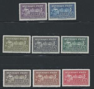 HAITI SC# RA1-8 F-VF LH 1944-45