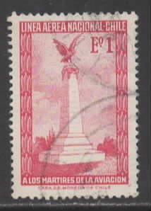 Chile Sc # C262 used (BBC)